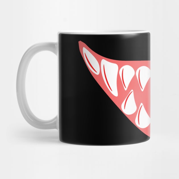 Evil Mouth Teeth Halloween by shirtontour